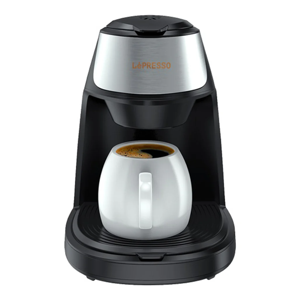 LePresso Mini Coffee Maker with Ceramic Mug