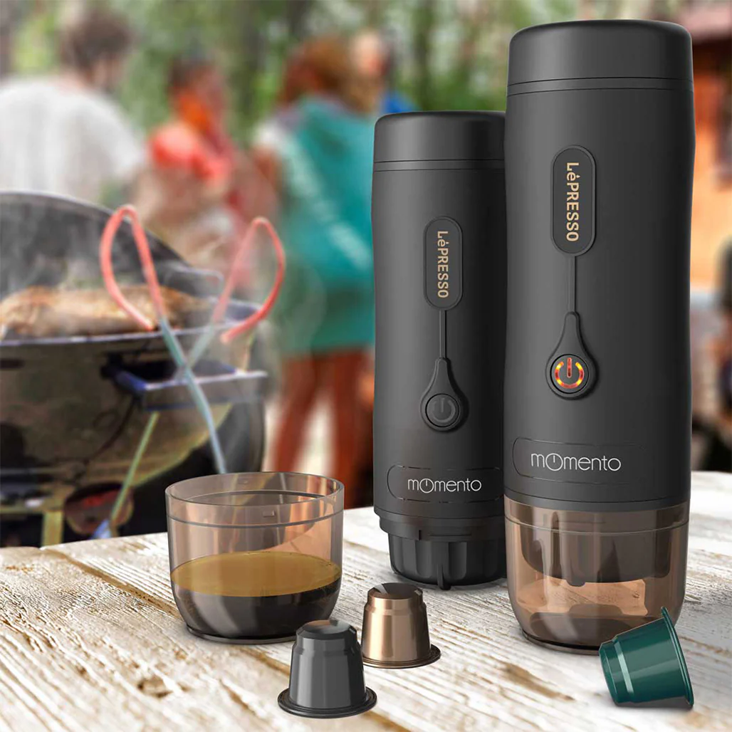 LePresso Momento 2.0 Portable Espresso Coffee Machine - Black - Image 4