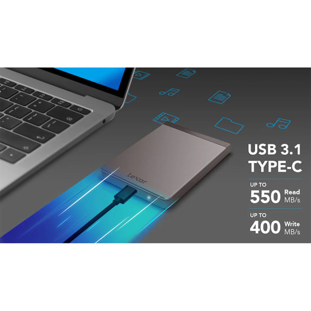 Lexar SL200 Portable USB 3.1 Type-C - 2TB External SSD - Image 5