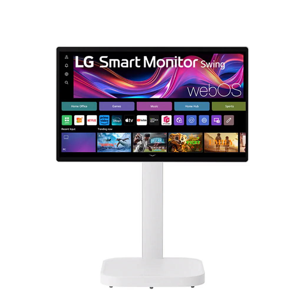 LG 31.5" 4K UHD IPS Smart Monitor Swing with Touchscreen - Rolling Stand - 32U889SA - Image 4