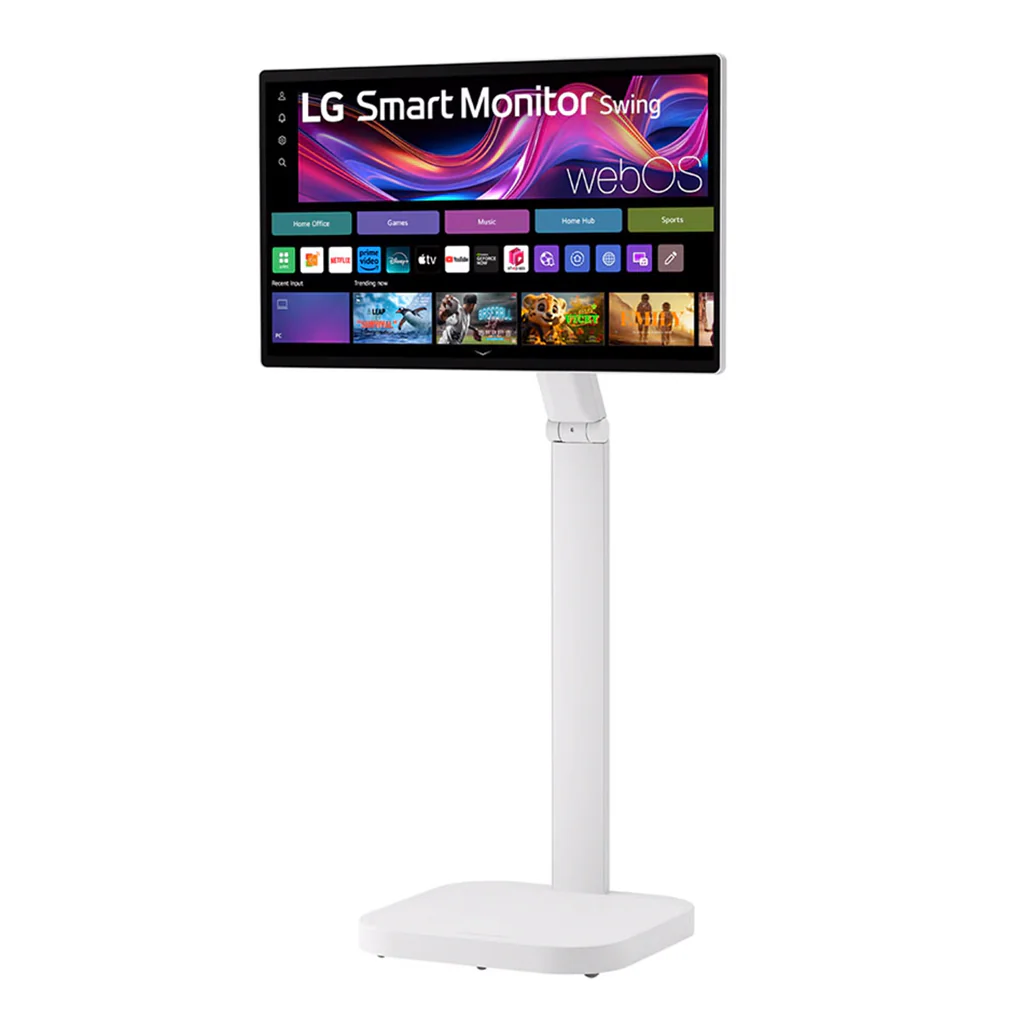 LG 31.5" 4K UHD IPS Smart Monitor Swing with Touchscreen - Rolling Stand - 32U889SA - Image 5