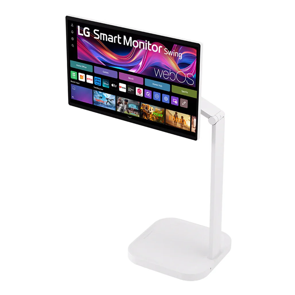 LG 31.5" 4K UHD IPS Smart Monitor Swing with Touchscreen - Rolling Stand - 32U889SA - Image 6