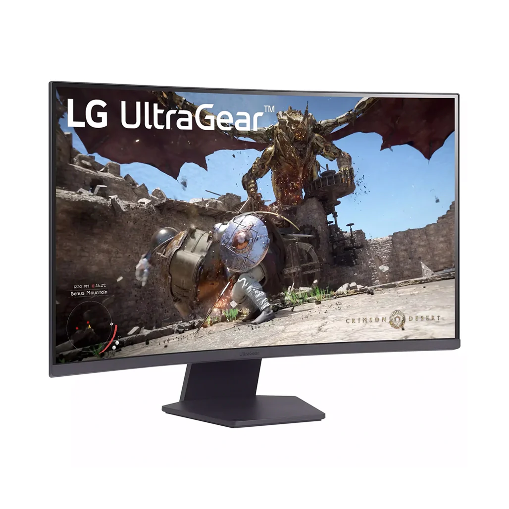 LG UltraGear™ 32GS60QC-B - 32" QHD 180Hz Curved Gaming Monitor - Image 2