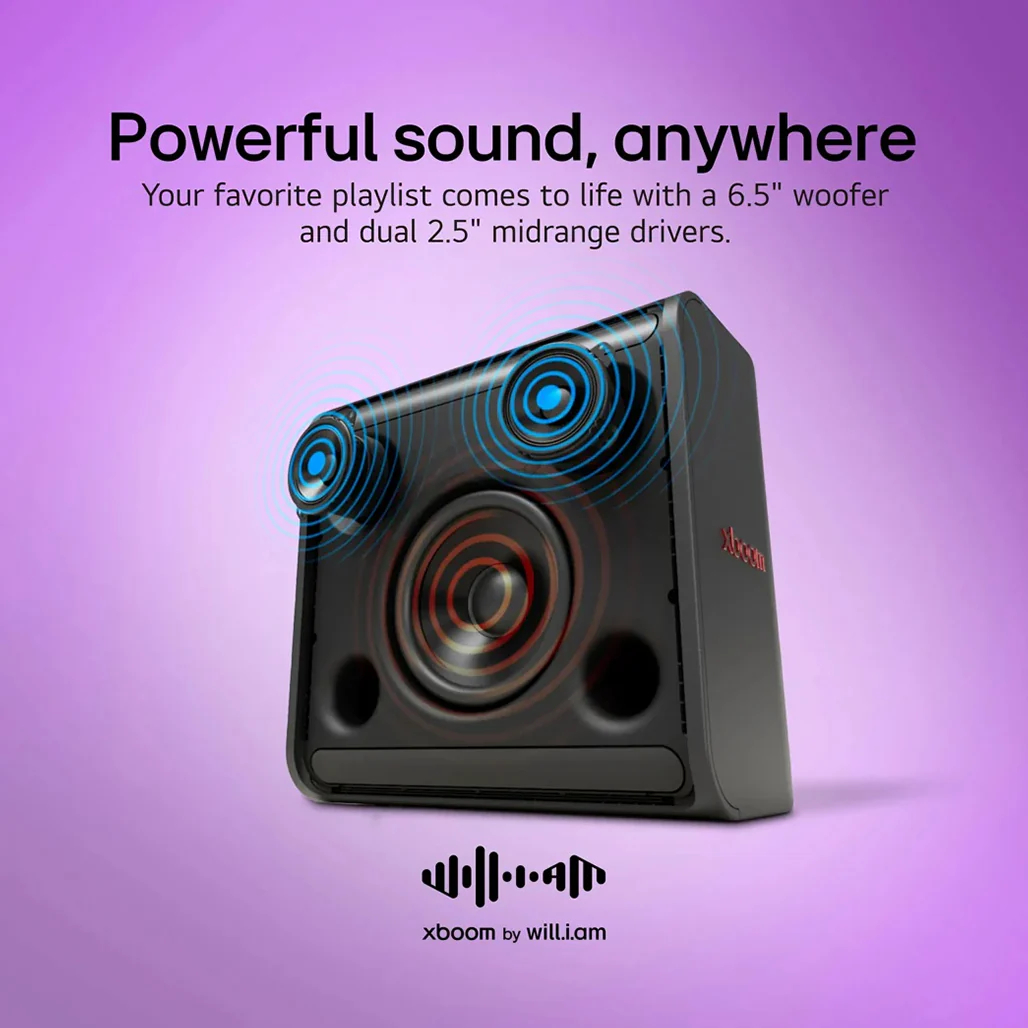 LG XBOOM Stage 301 Bluetooth Speaker by will.i.am - Image 7