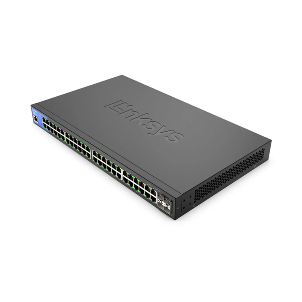 Linksys LGS352C - 48-Port Managed Gigabit Ethernet Switch with 4 10G SFP+ Uplinks - Image 3