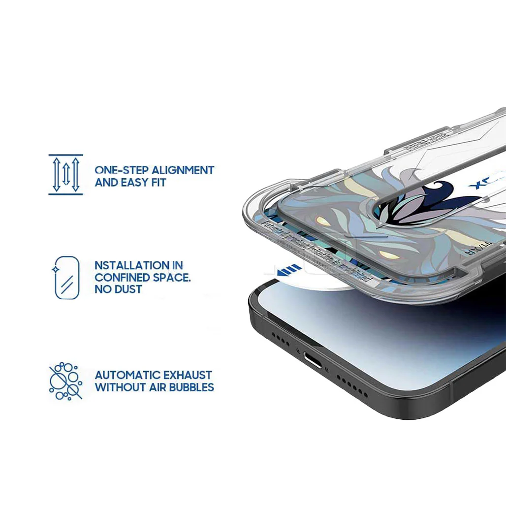 LITO Magic Box D+ Tools Full Glass Screen Protector for Apple iPhone 14 Pro – HD Transparency & Scratch Resistant - Image 2