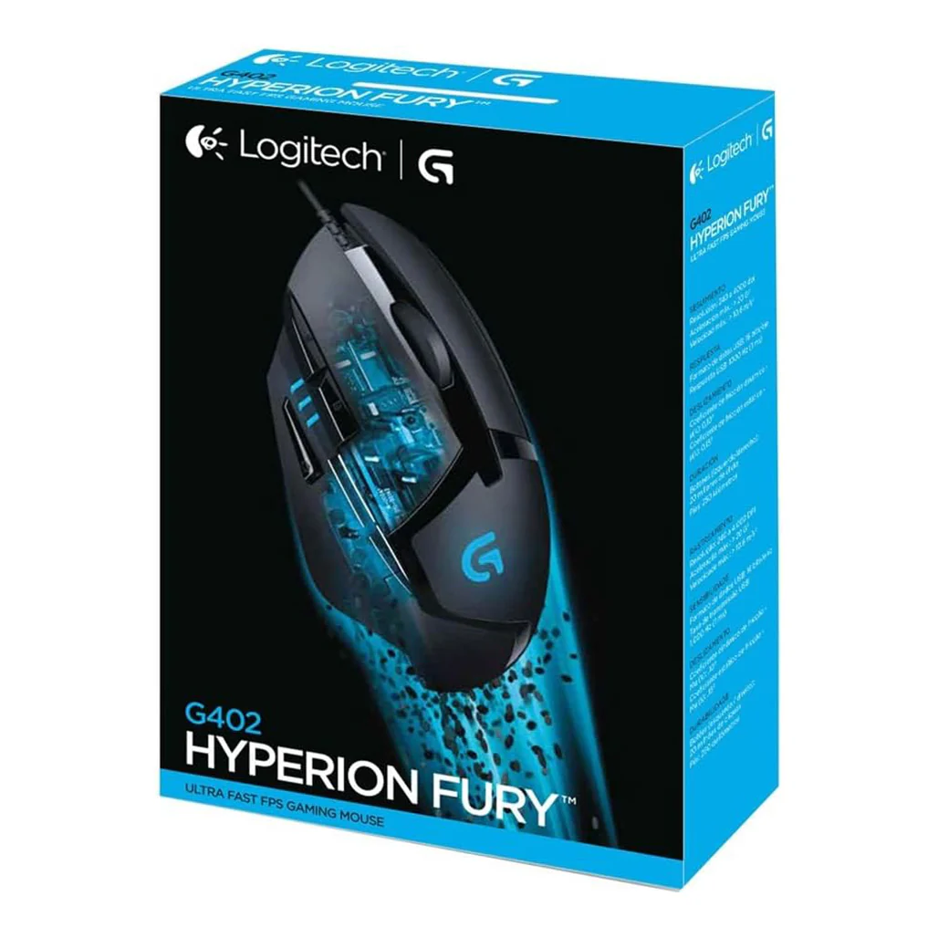Logitech 910-004067 G402 Hyperion Fury - Ultra-Fast FPS Gaming Mouse - Image 5