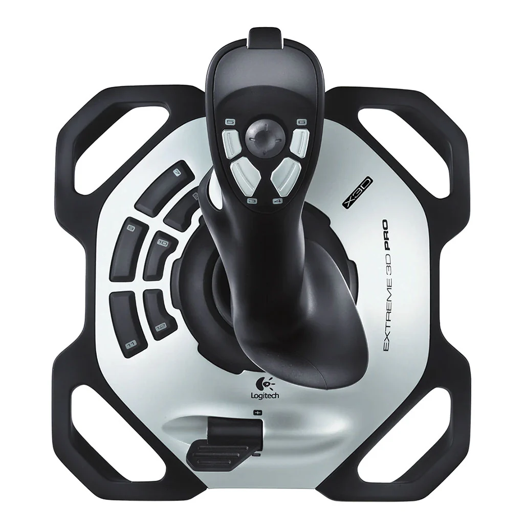 Logitech 942-000031 Extreme 3D Pro Joystick - Precision Flight Control with 12 Programmable Buttons - Image 3