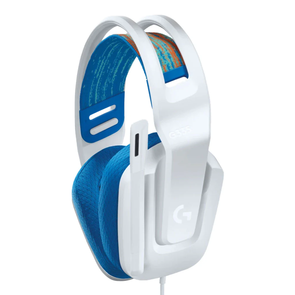Logitech G335 Wired Gaming Headset - White - 981-001018 - Image 3