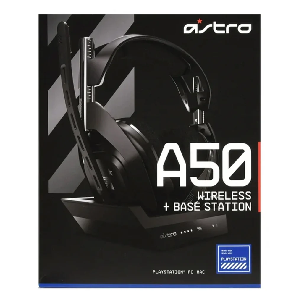 Logitech Astro A50 Wireless + Base Station Wireless Gaming Headset for PS5/PS4/PC/Mac | 939-001676 - Image 5
