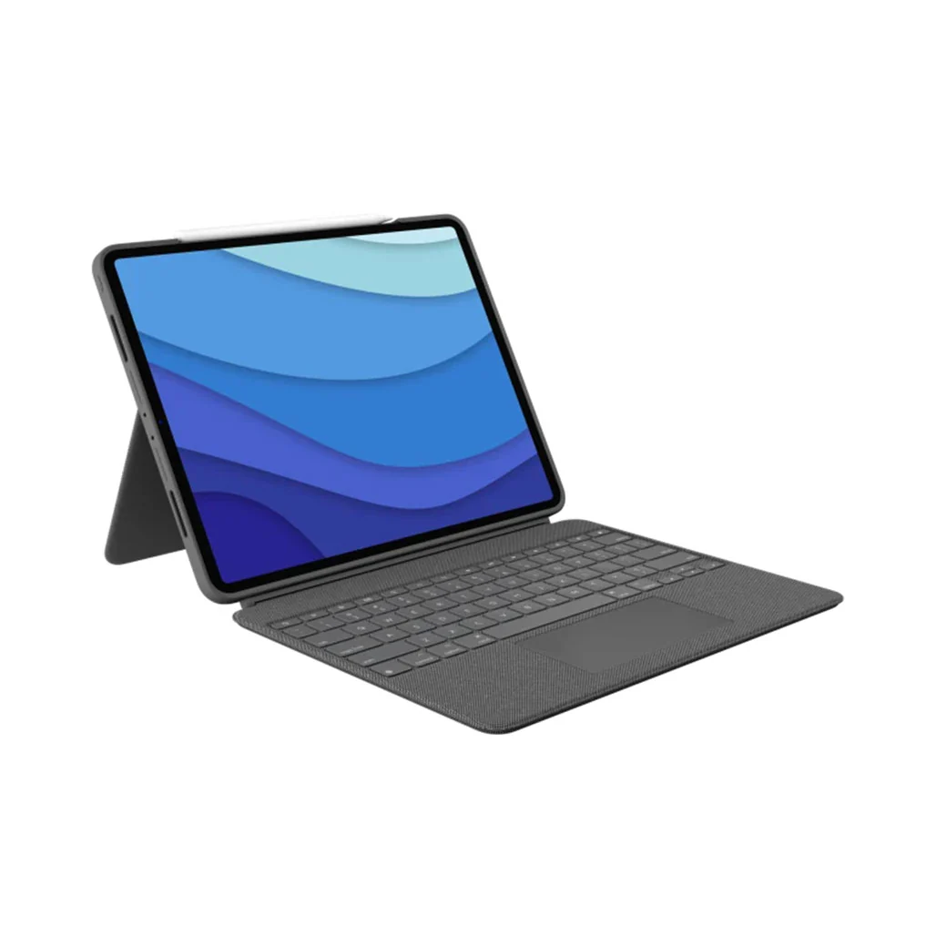Logitech Combo Touch Detachable Keyboard Case for iPad Pro 11-inch (1st, 2nd, 3rd, & 4th Gen) - Auto-Adjusting Backlit Keys, Four Modes