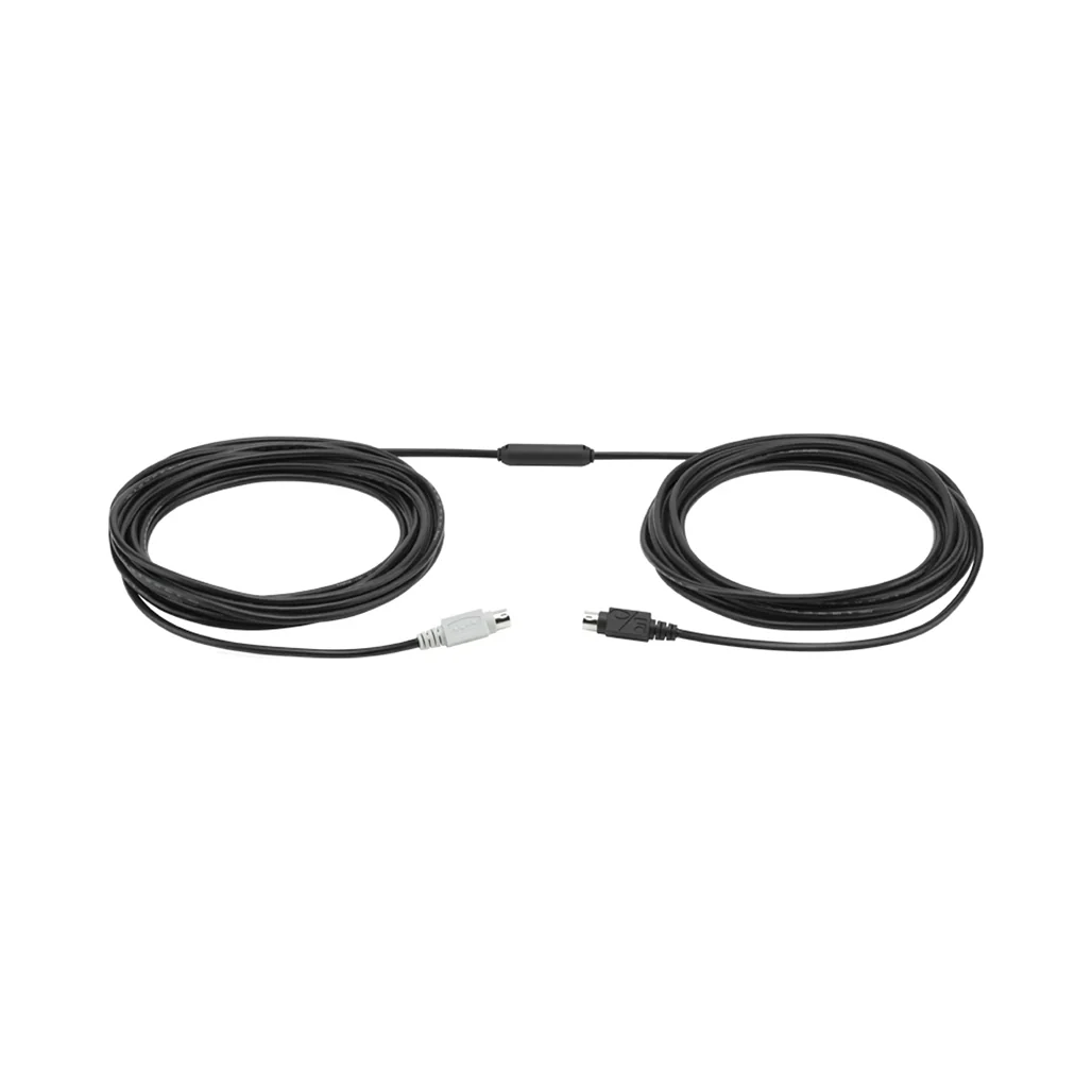 Logitech GROUP 10M Extended Cable for Large Conference Room Connectivity - Image 2