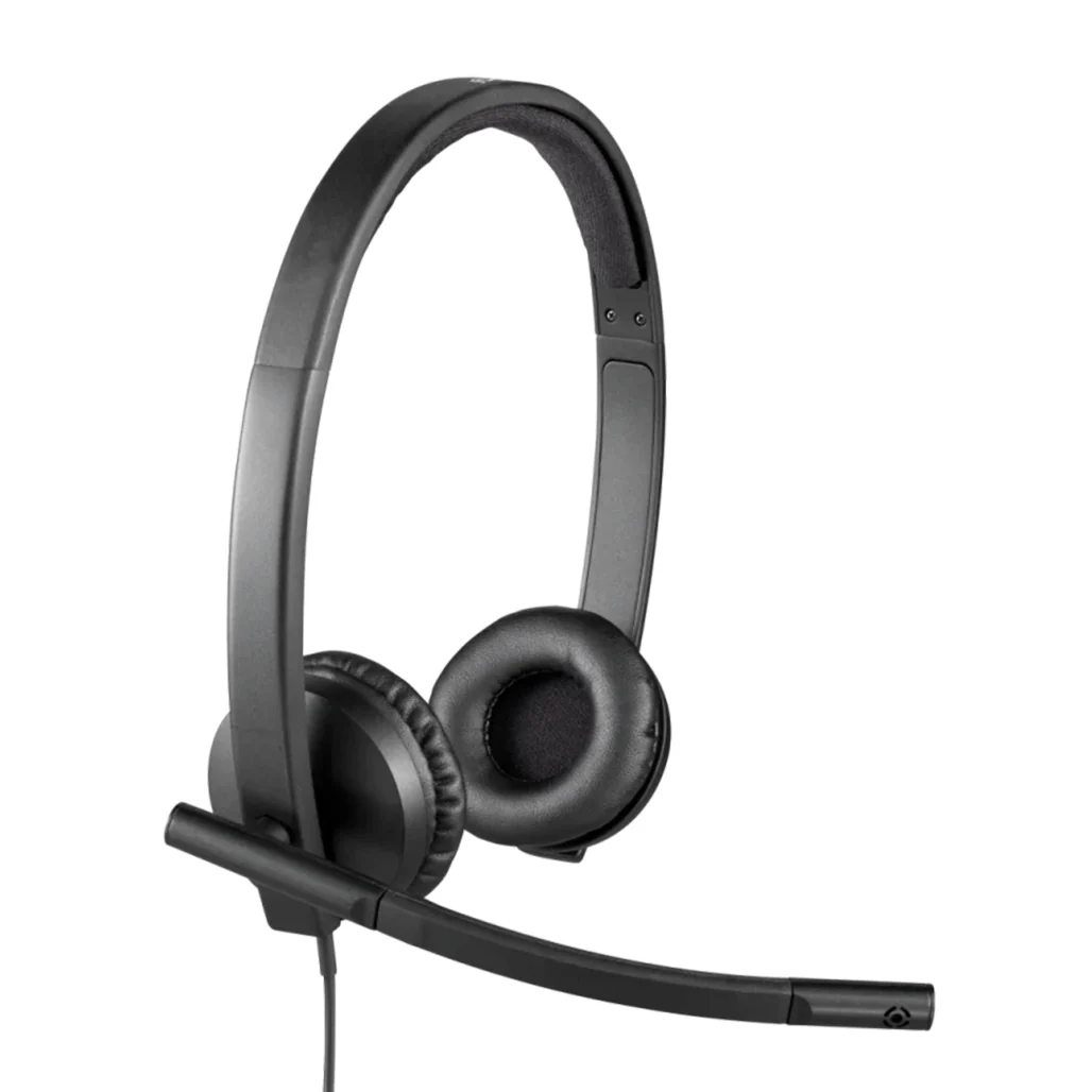 Logitech H570e Wired Headset with Noise-Canceling Mic