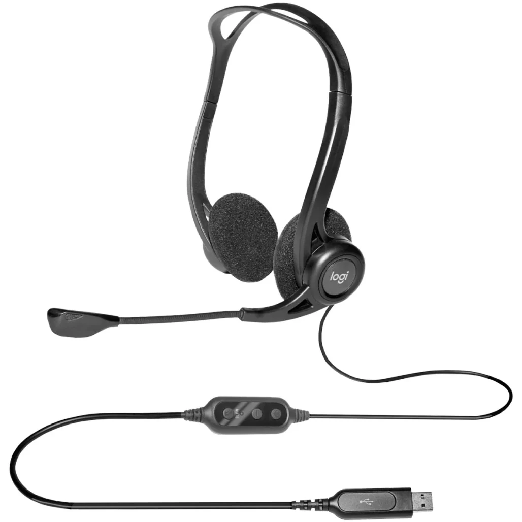 Logitech 960 USB Headset - Image 4
