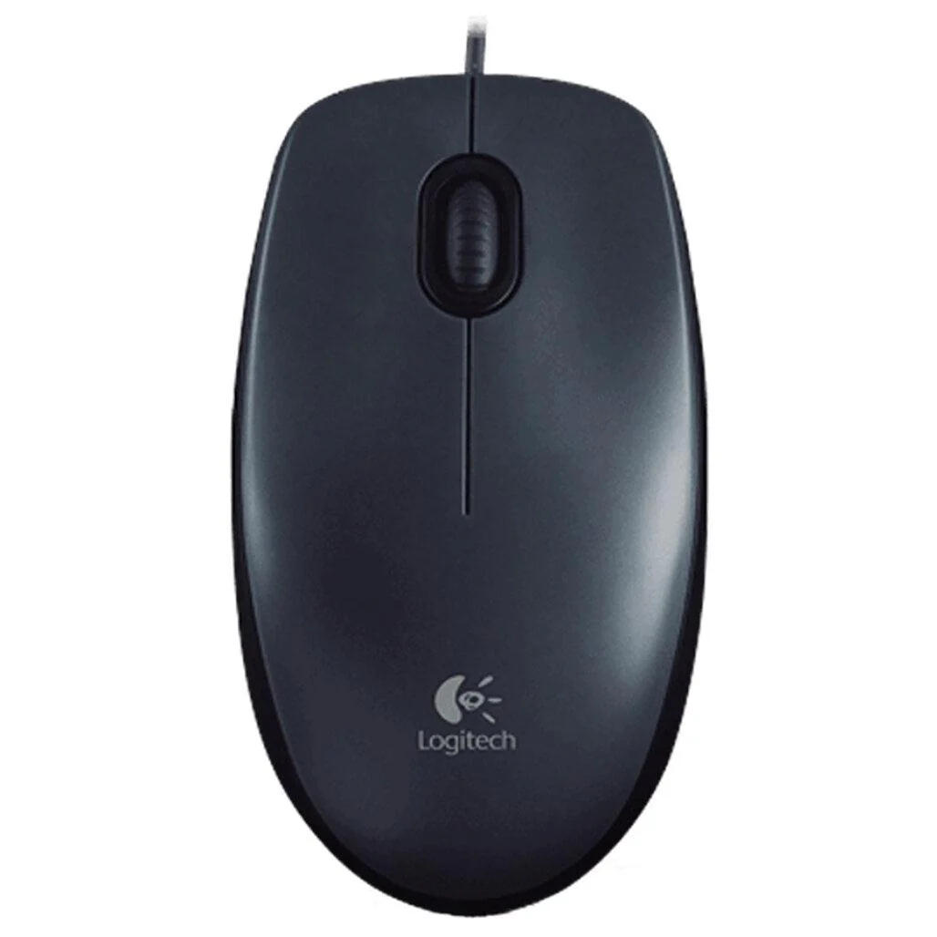 Logitech M90 Wired Optical Mouse | Precision Tracking and Simple Control