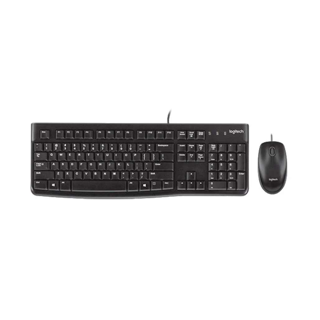 Logitech MK120 Corded Keyboard and Mouse Combo