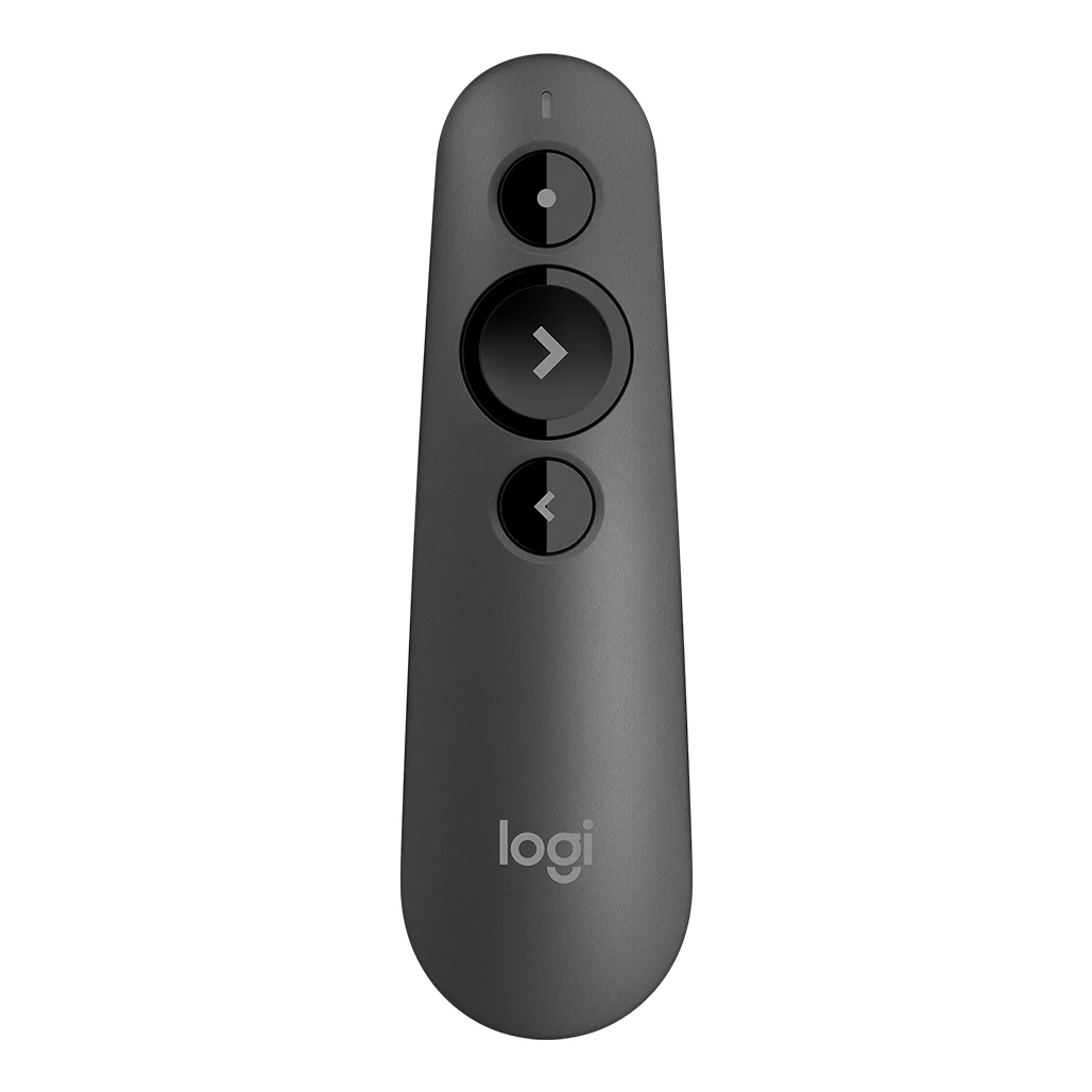 Logitech R500s Laser Presentation Remote - Wireless Slide Navigator with Red Laser Pointer
