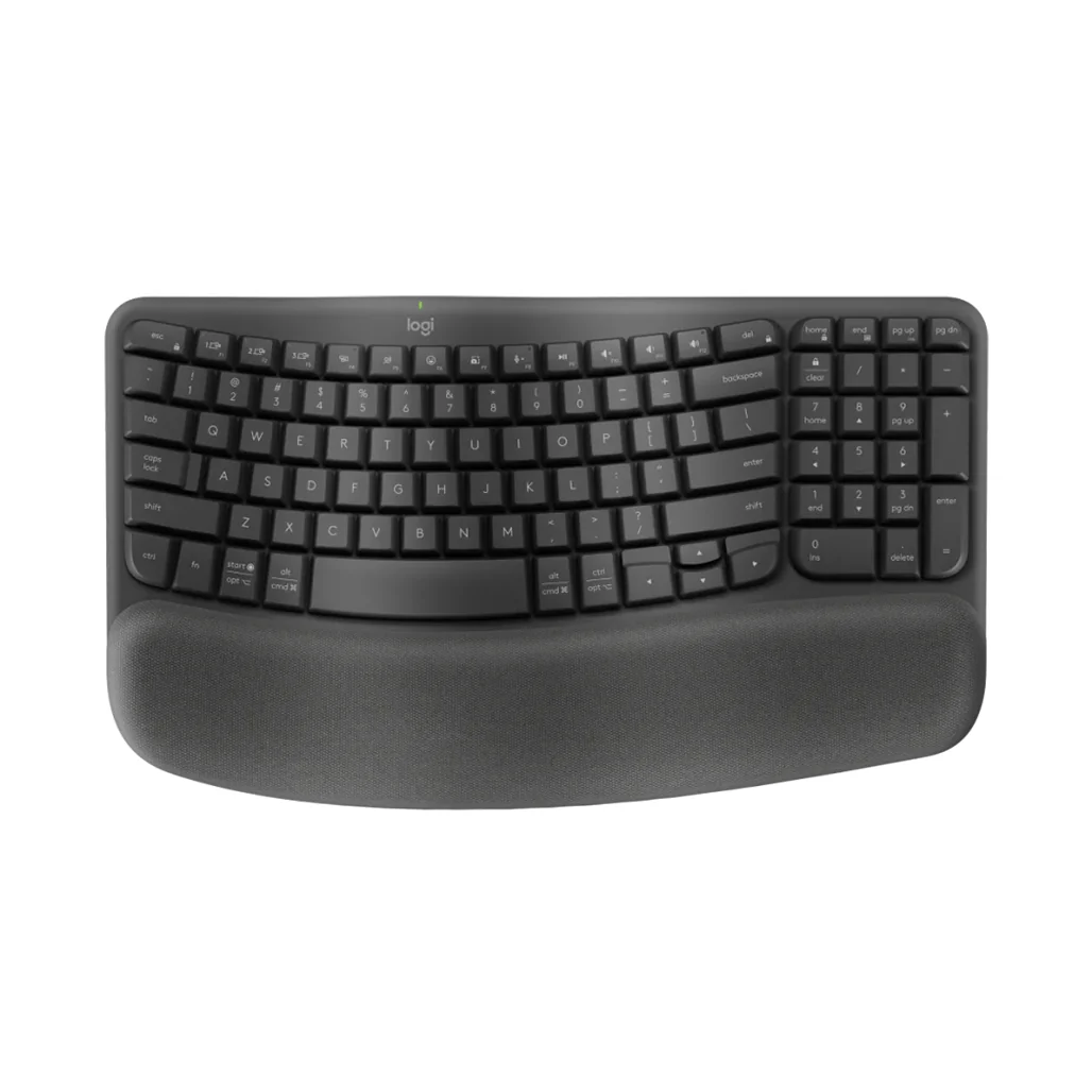 Logitech Wave Keys Ergo Series – Wireless Ergonomic Keyboard
