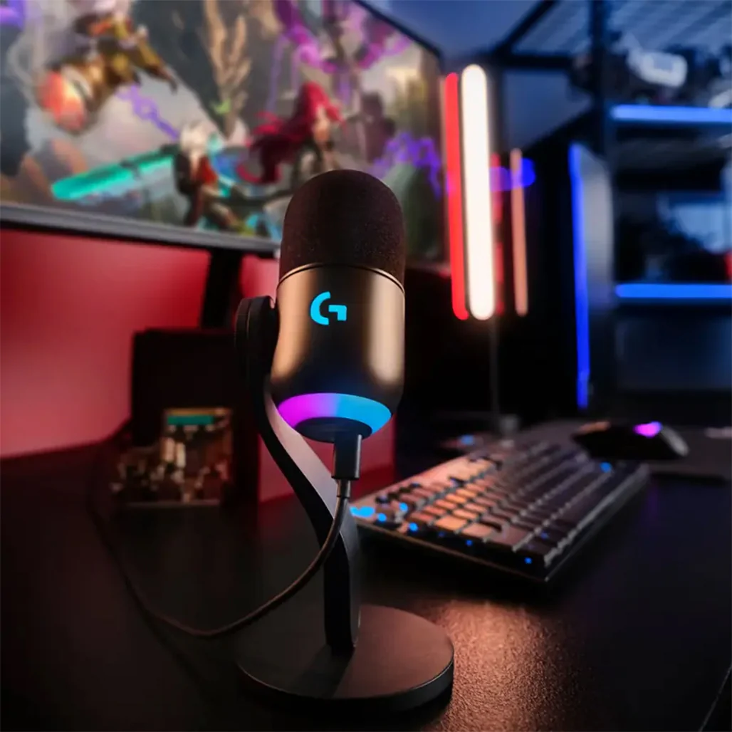Logitech YETI GX - Dynamic USB Gaming Microphone with LIGHTSYNC RGB - 988-000567 - Image 8