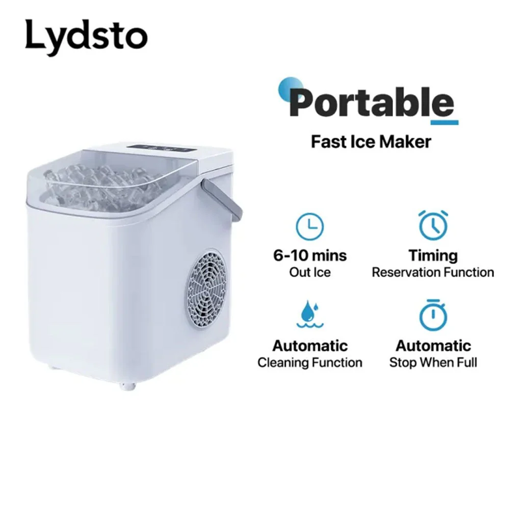 Lydsto Ice Maker Machine - Automatic Household Ice Maker with Touch Screen - Image 2