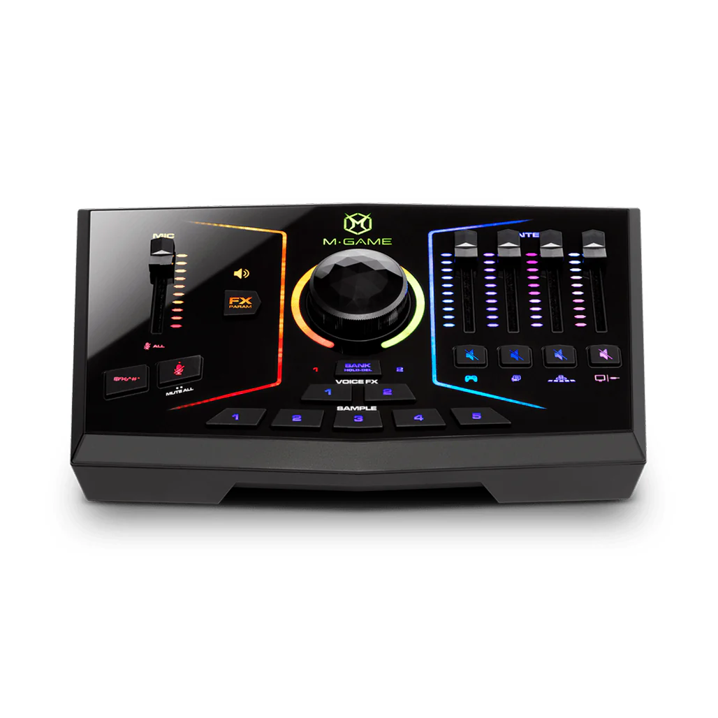 M-Audio - M-Game RGB Dual - Dual USB Streaming Interface with RGB Lighting, Voice FX & Sampler - Image 3