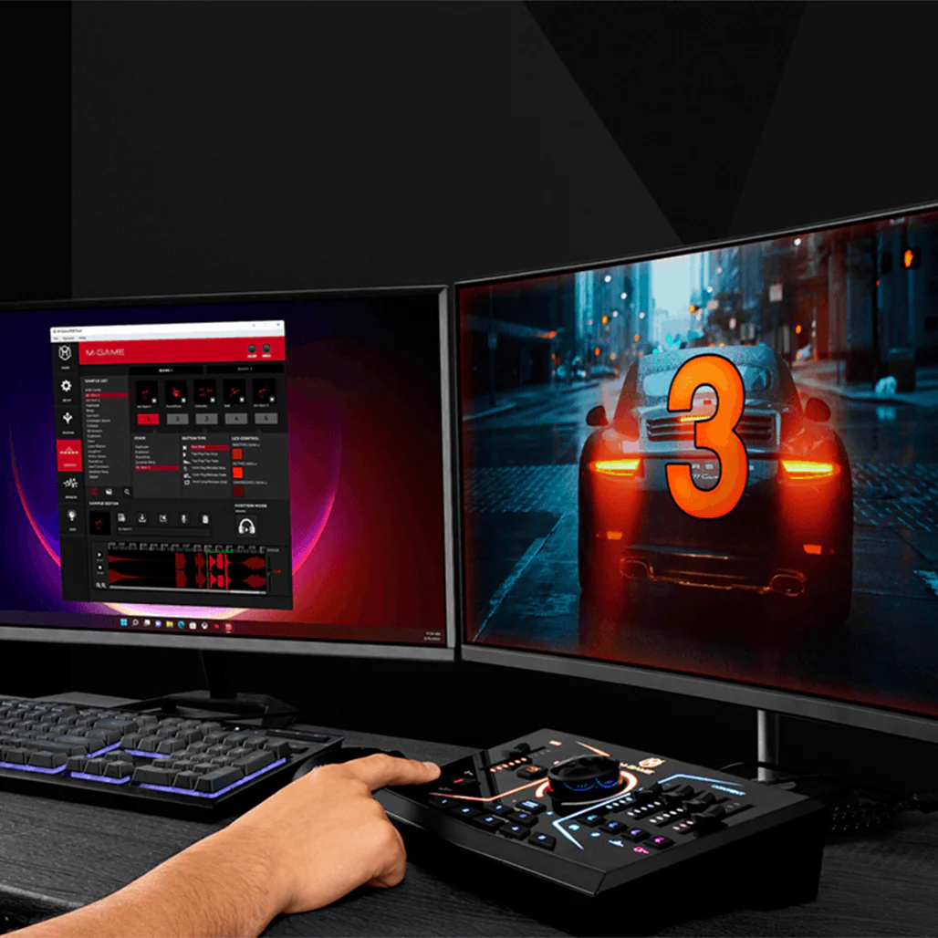 M-Audio - M-Game RGB Dual - Dual USB Streaming Interface with RGB Lighting, Voice FX & Sampler - Image 5
