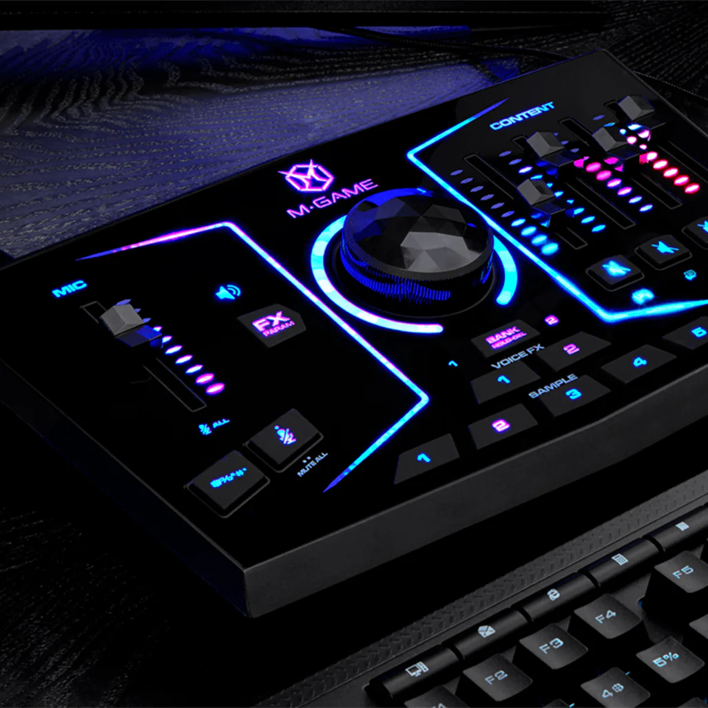 M-Audio - M-Game RGB Dual - Dual USB Streaming Interface with RGB Lighting, Voice FX & Sampler - Image 7