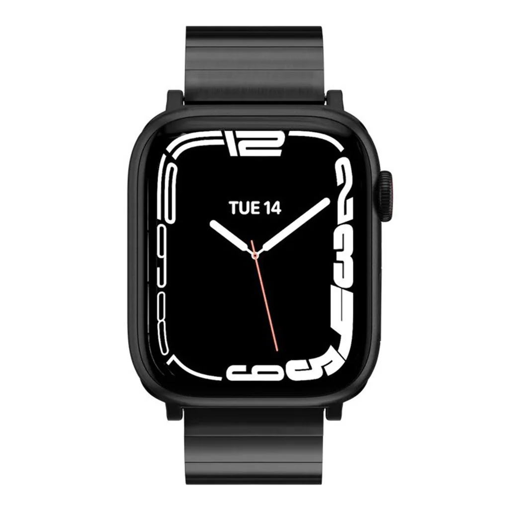 Mageasy Maestro M Magnetic Stainless Steel Band for Apple Watch 38mm/40mm/41mm - Elegant Black Chain Strap - Image 2