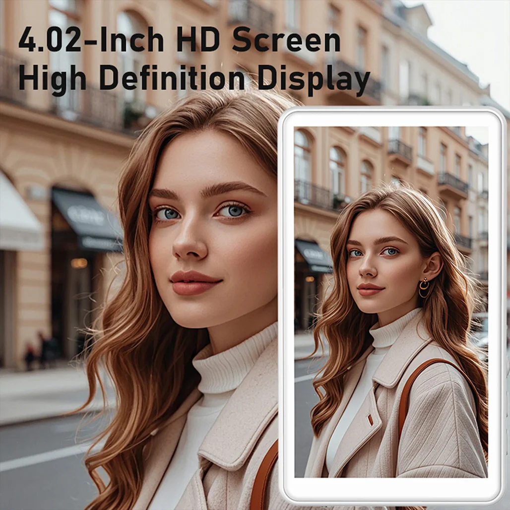 Magnetic Phone Vlog Selfie Monitor Screen – 4.02" 1080P Wireless & Wired Recording, Magnetic Attachment, Real-Time Display for Rear Camera Selfies, Vlogging, Live Streaming, and TikTok – Compatible with iPhone - Image 13