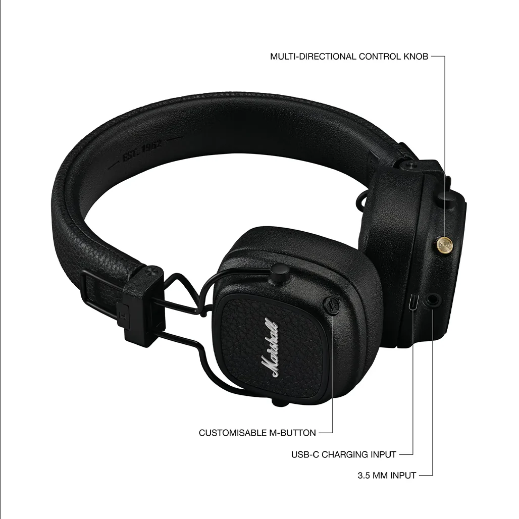 Marshall Major V Wireless On-Ear Headphones - Image 7