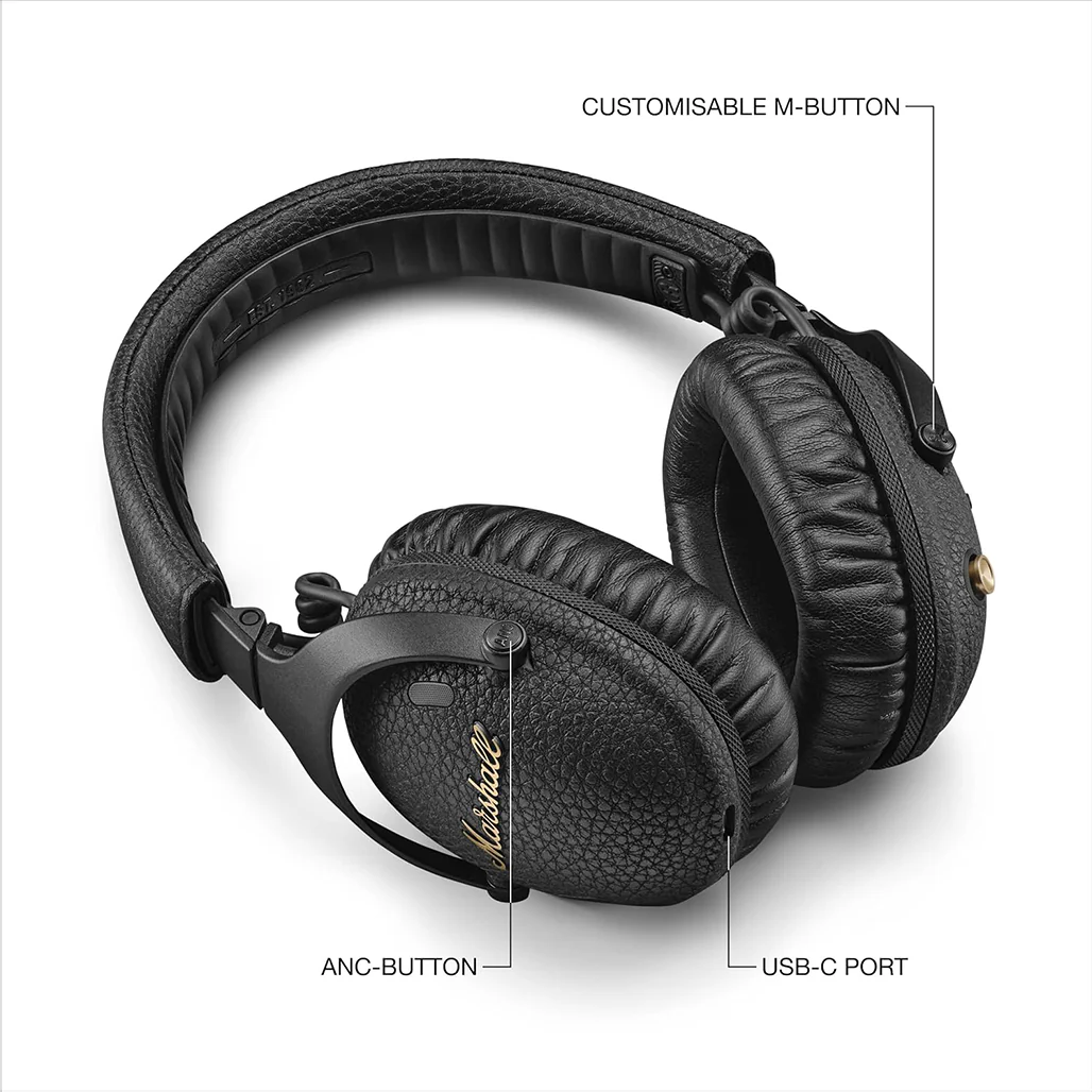 Marshall Monitor III A.N.C. Over-Ear Headphones – Active Noise Cancellation - Image 3