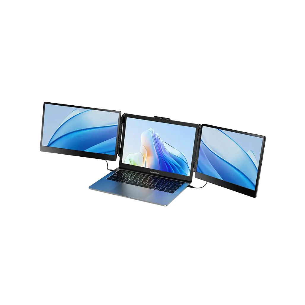 Maxfree S2 14″ Portable Laptop Screen Extender – Dual & Triple Display Monitor - Image 2