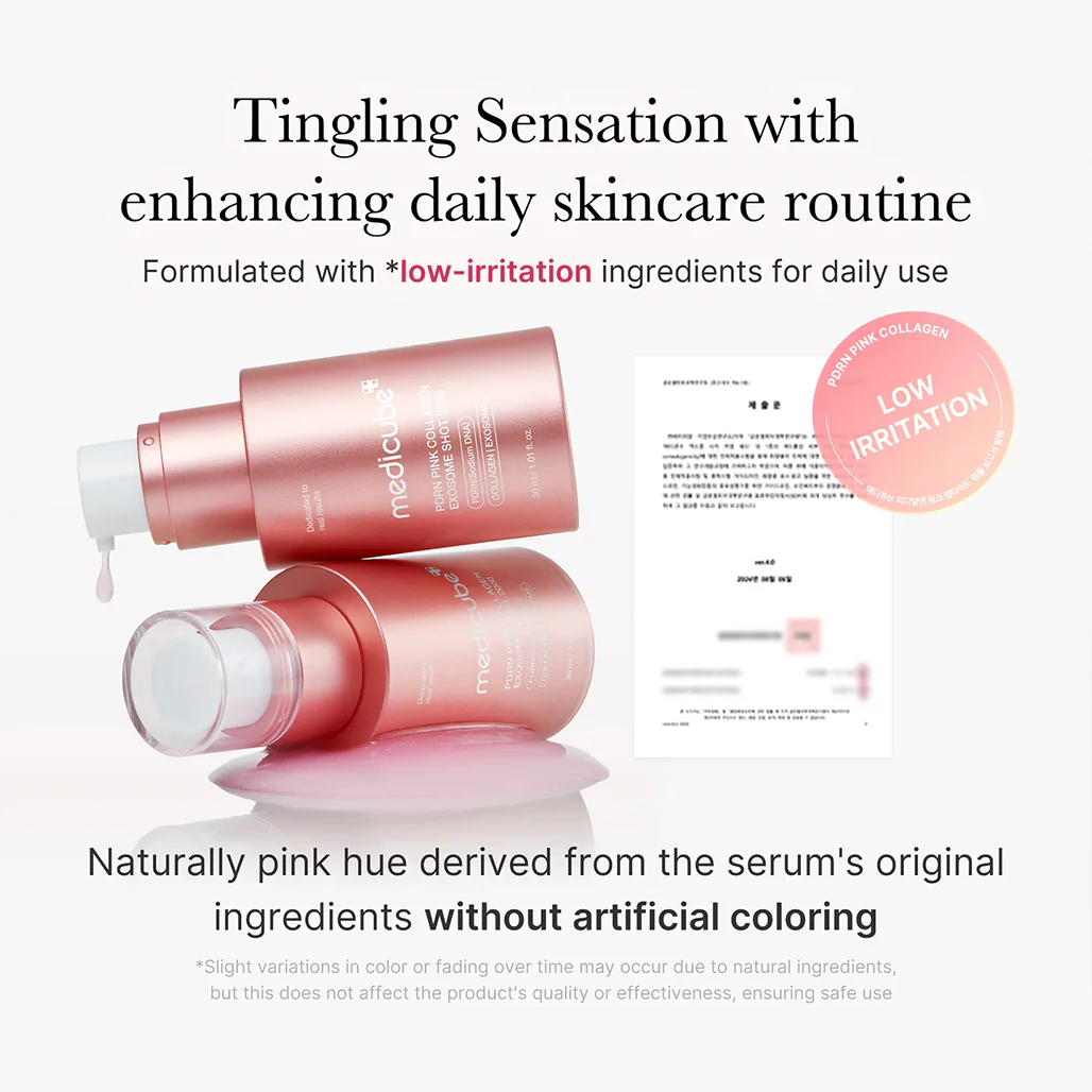 Medicube PDRN Pink Collagen Exosome Shot 2000 - 30ml - Image 4