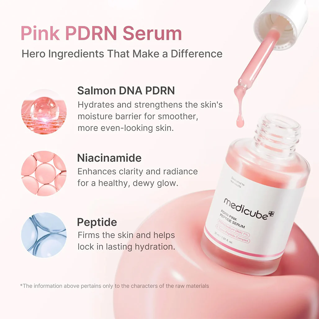 Medicube PDRN Pink Peptide Serum - 30ml - Image 3