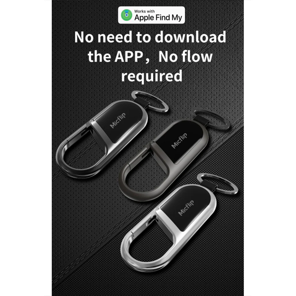 MicFlip Apple FindMy Certificated, Global Positioning IP65 Waterproof Keychain - Image 11