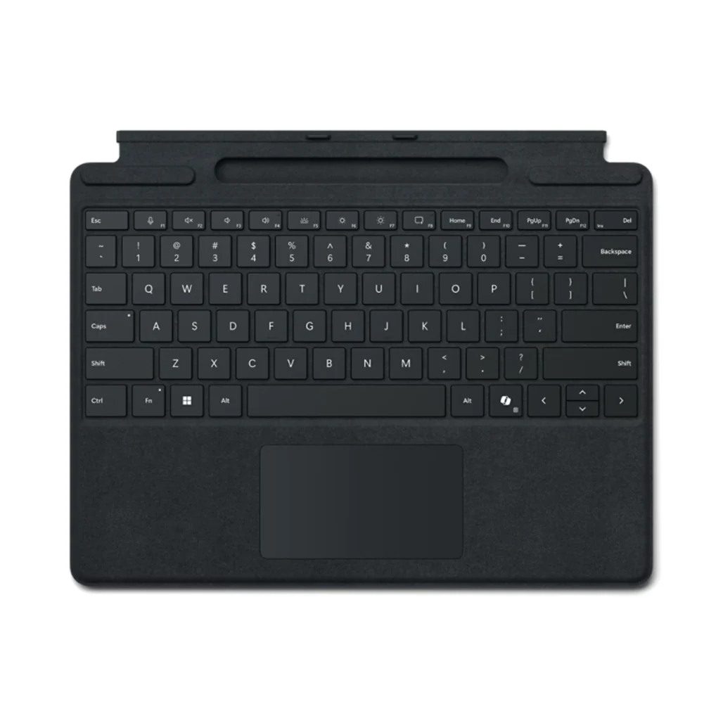 Microsoft Surface Pro 13-Inch Keyboard with Pen Storage for Business – Black | 8XA-00181