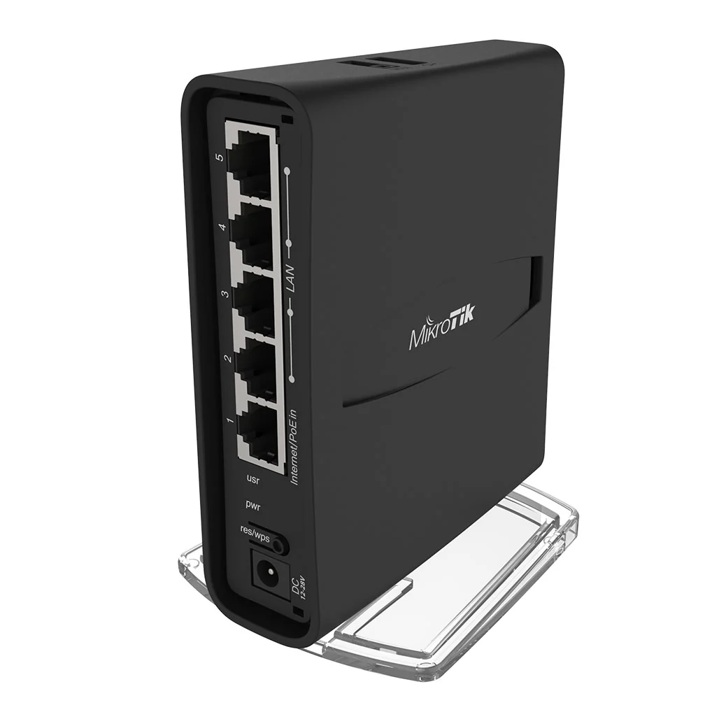 MikroTik hAP ac² Dual-Concurrent 2.4/5GHz Access Point with Gigabit Ethernet | RBD52G-5HacD2HnD-TC