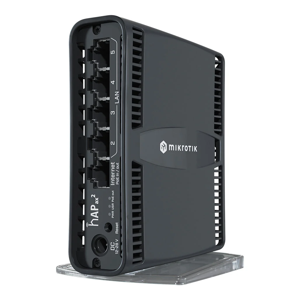 MikroTik hAP ax² WiFi 6 Dual-Band Access Point with 5 Gigabit Ethernet Ports | C52iG-5HaxD2HaxD-TC