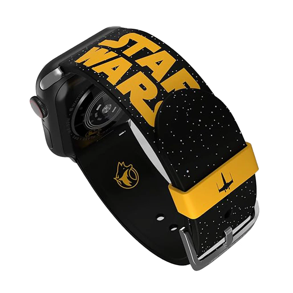 MobyFox Star Wars Galactic Smartwatch Band – Compatible with Apple Watch Series 1–9, Ultra, SE & Android Watches – Silicone Strap with Exclusive Watch Faces - Image 3