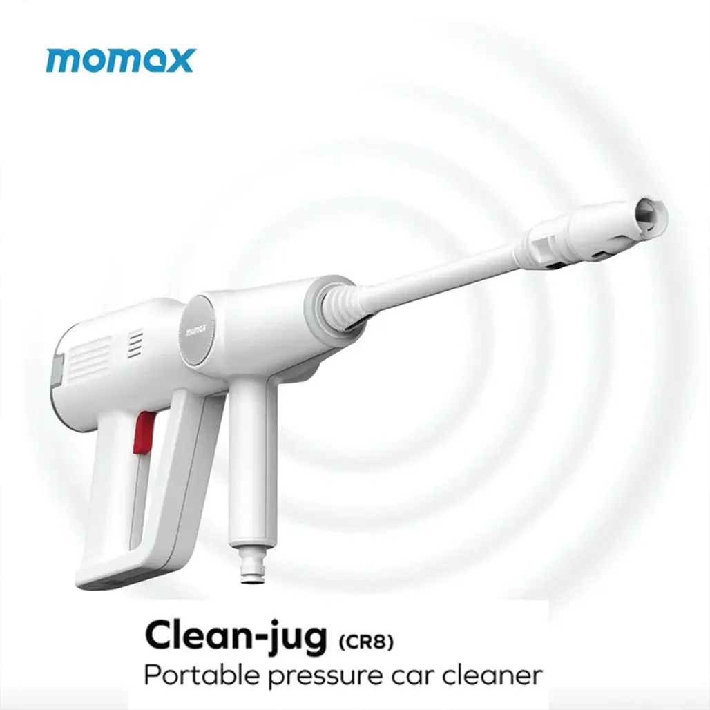 Momax Clean-Jug Portable Car Pressure Washer 15000mAh - CR8W - Image 2