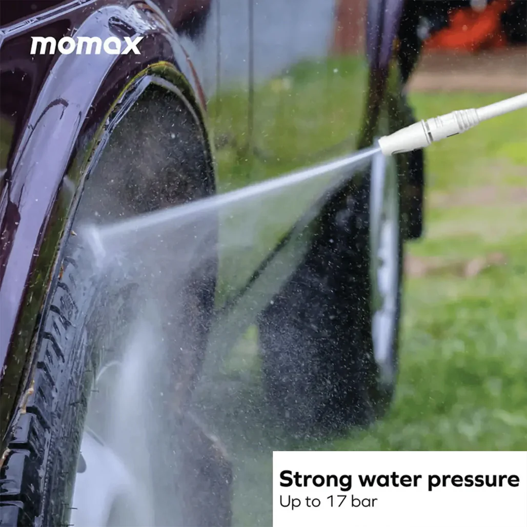 Momax Clean-Jug Portable Car Pressure Washer 15000mAh - CR8W - Image 4