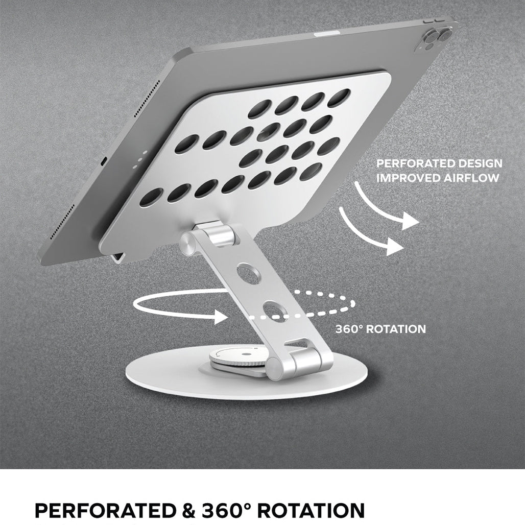 Momax Fold Stand Mila - Rotatable Tablet Stand with 360° Rotation and Heat Dissipation - Image 4