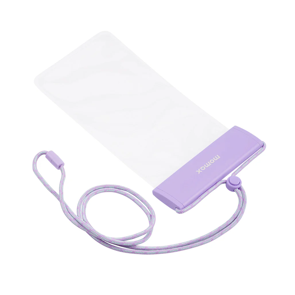 Momax Waterproof Phone Pouch IPX8 Certified – Fits 7" Devices | Floating Dry Bag with Adjustable Lanyard - Image 9