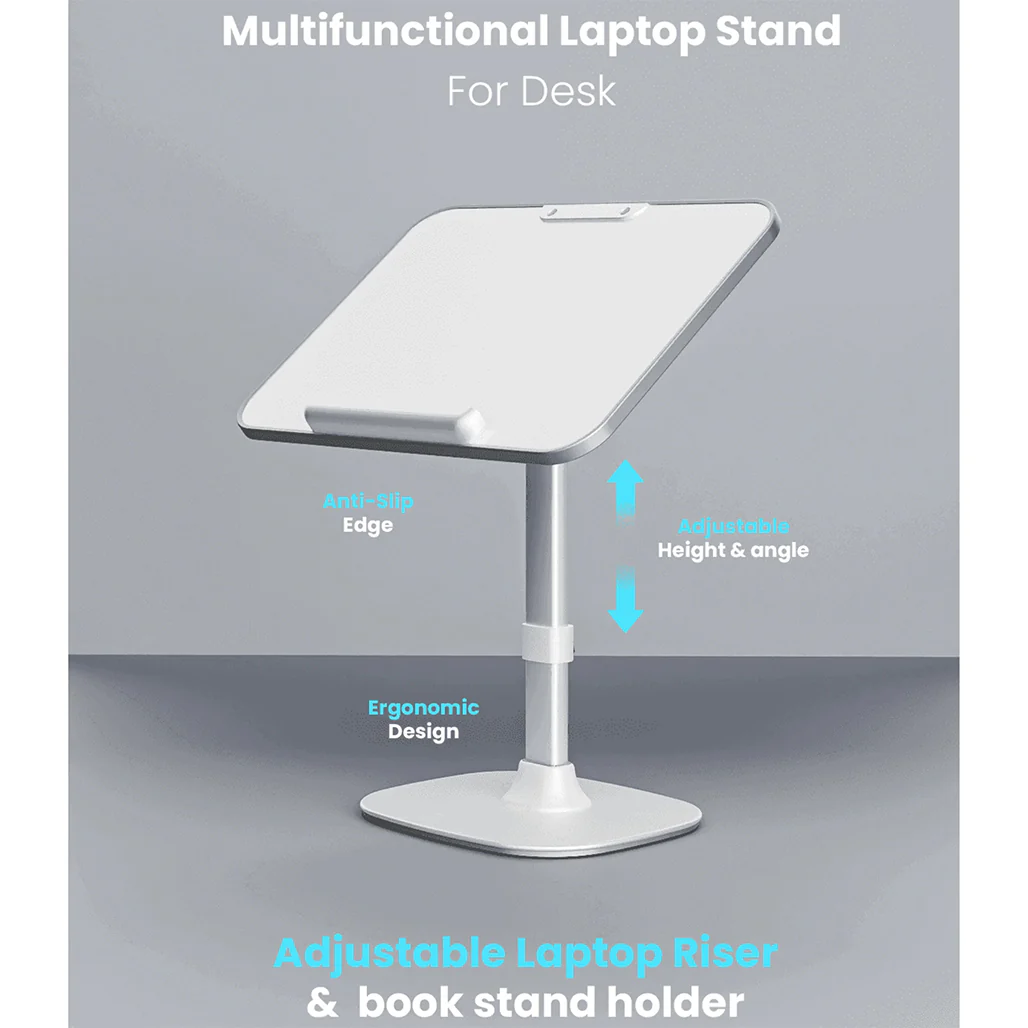 Moxedo MX-FLS023 Adjustable Laptop and Book Stand – Ergonomic Desk Riser for MacBook, Tablets & Reading - Image 2