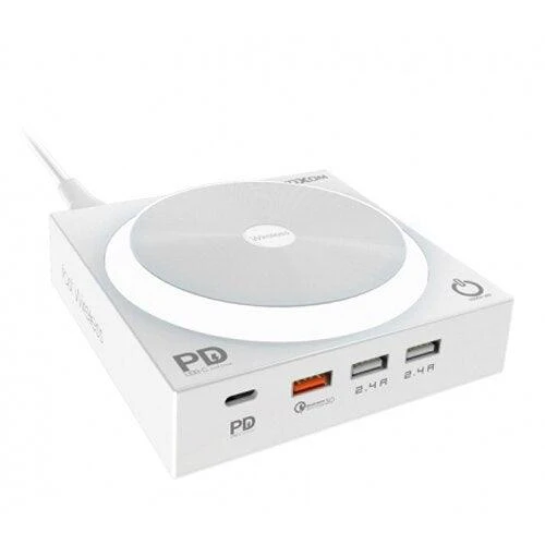 Moxom KH-62 Touch LED 40W Wireless Charger | Fast Charging & Multiple Ports