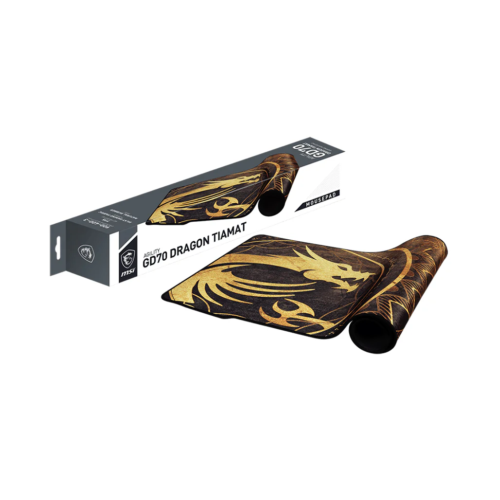 MSI Agility GD70 Dragon Tiamat Gaming MousePad | Large Silky Surface & Easy-Clean Design - Image 5