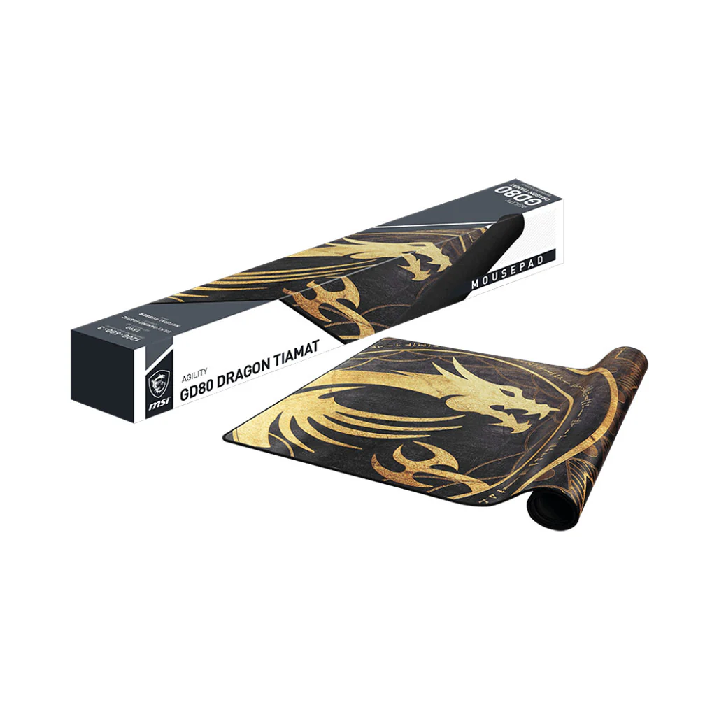 MSI Agility GD80 Dragon Tiamat Gaming MousePad | Extra-Large Silky Surface for Ultimate Gaming Comfort - Image 5