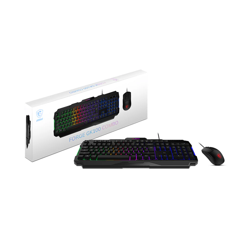 MSI FORGE GK100 Gaming Keyboard and Mouse Combo - Image 5