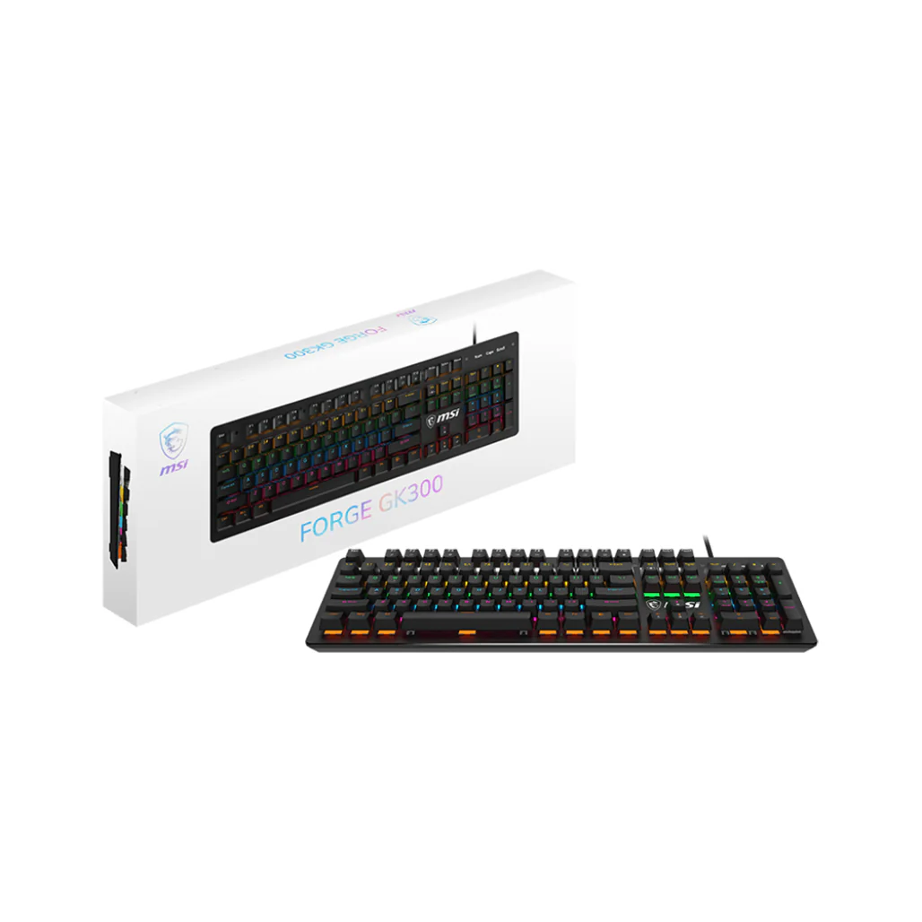 MSI FORGE GK300 Mechanical Gaming Keyboard – Blue Switches - Image 5