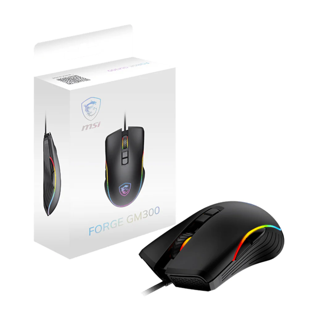 MSI FORGE GM300 RGB Gaming Mouse - Image 5